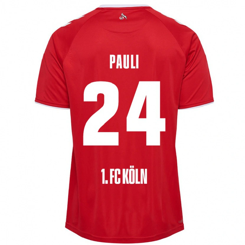 Danxen Kid Julian Pauli #24 Red White Away Jersey 2024/25 T-Shirt