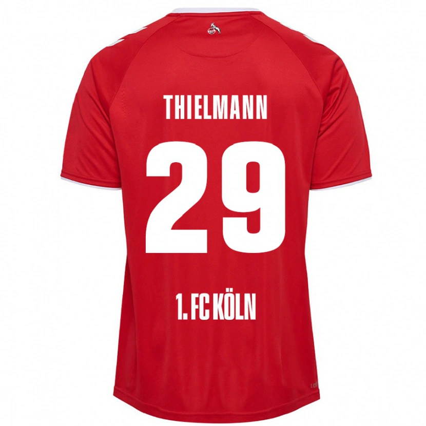 Danxen Kid Jan Thielmann #29 Red White Away Jersey 2024/25 T-Shirt