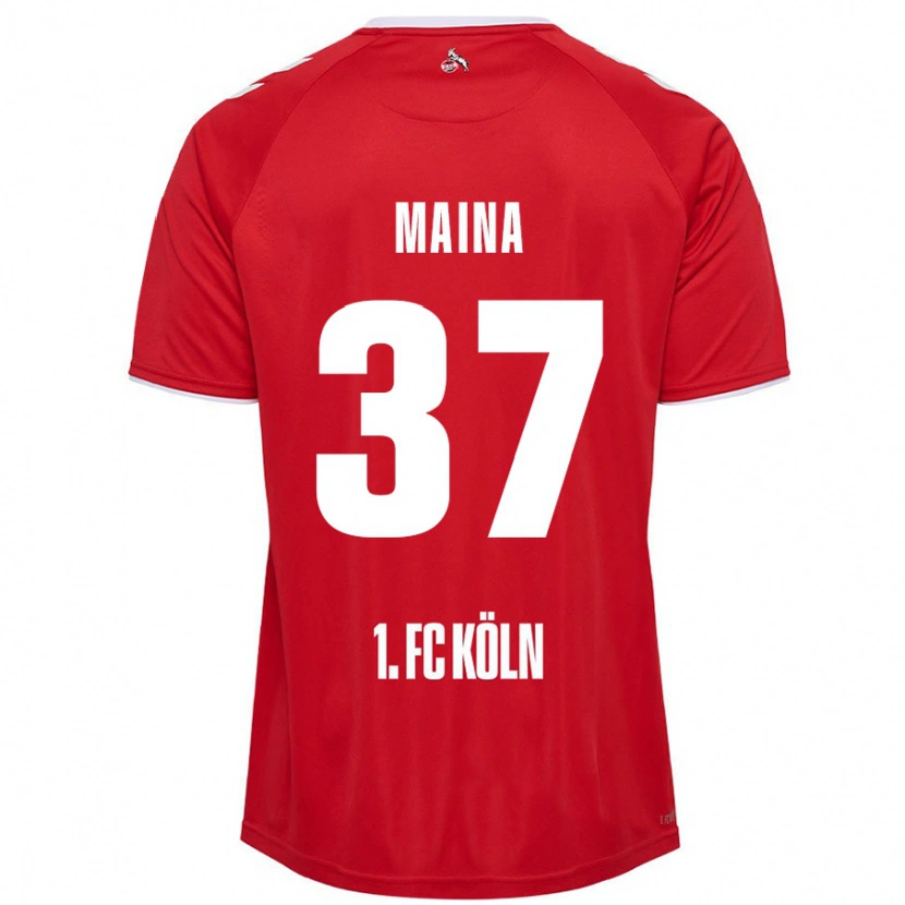 Danxen Kid Linton Maina #37 Red White Away Jersey 2024/25 T-Shirt