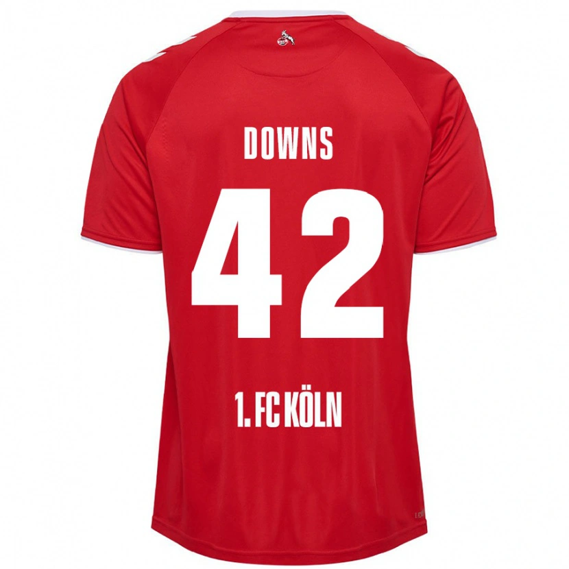 Danxen Kid Damion Downs #42 Red White Away Jersey 2024/25 T-Shirt