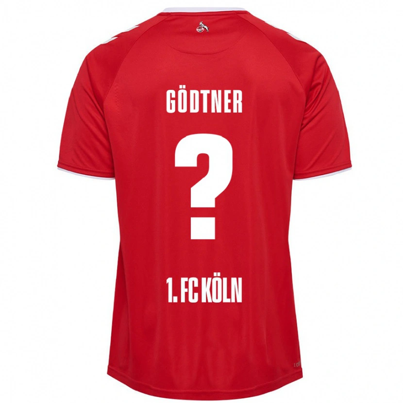 Danxen Kid Matteo Gödtner #0 Red White Away Jersey 2024/25 T-Shirt