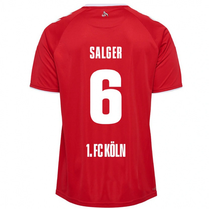 Danxen Kid Stephan Salger #6 Red White Away Jersey 2024/25 T-Shirt