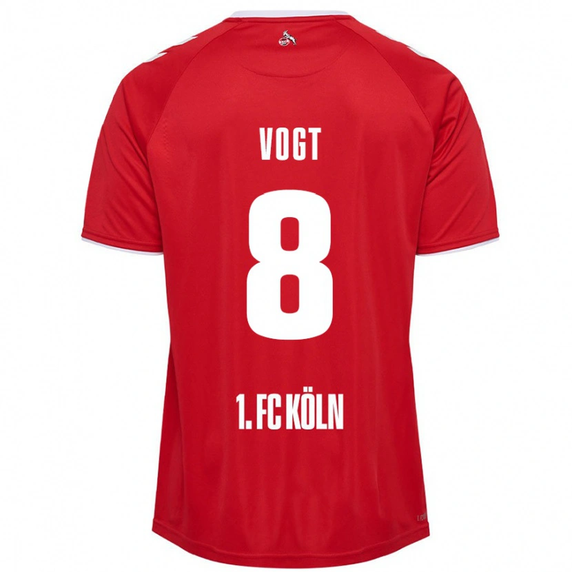 Danxen Kid Laura Vogt #8 Red White Away Jersey 2024/25 T-Shirt