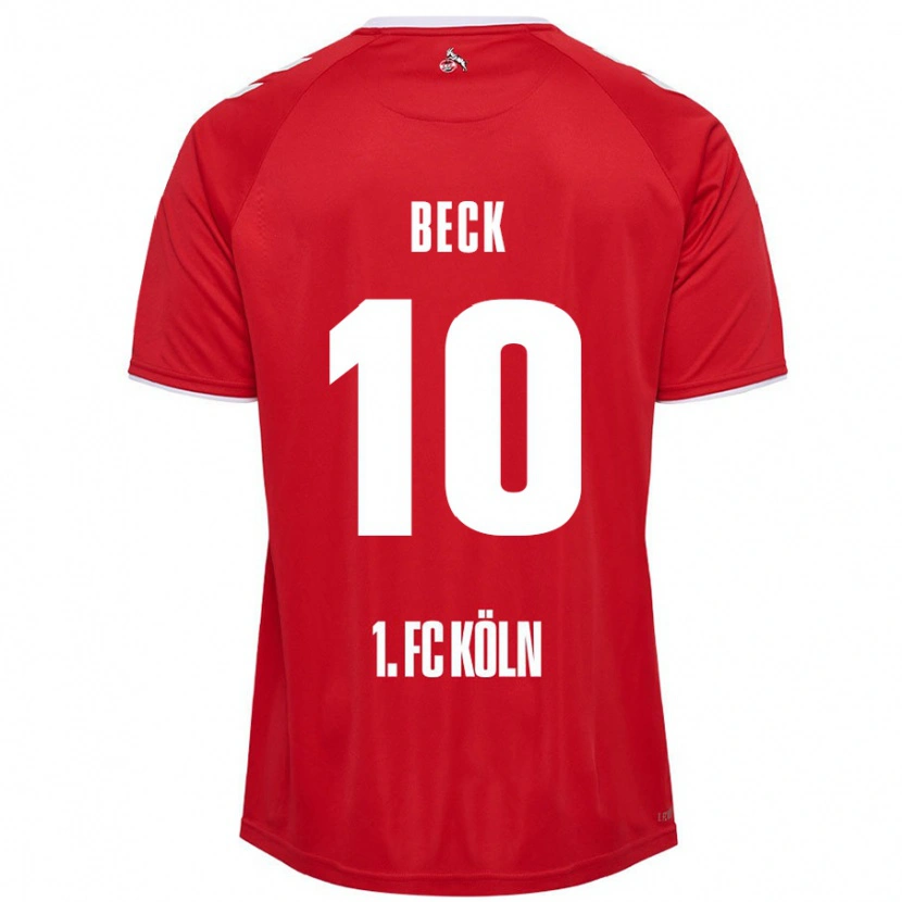 Danxen Kid Sharon Beck #10 Red White Away Jersey 2024/25 T-Shirt