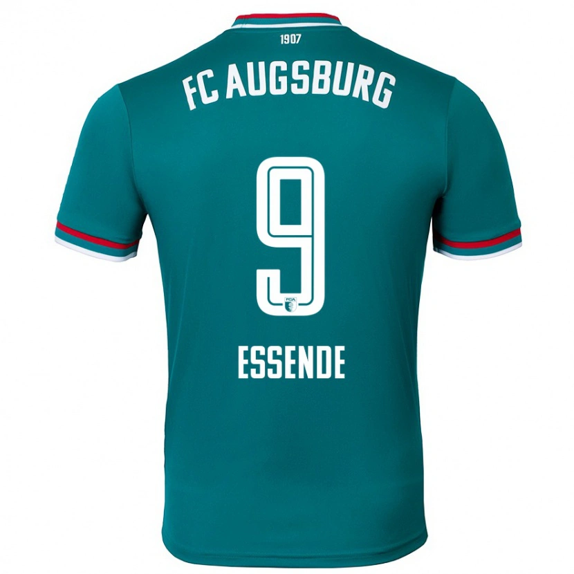 Danxen Kid Samuel Essende #9 Dark Green Away Jersey 2024/25 T-Shirt