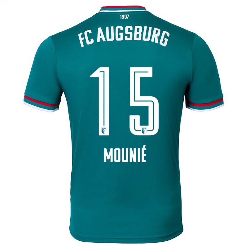 Danxen Kid Steve Mounié #15 Dark Green Away Jersey 2024/25 T-Shirt