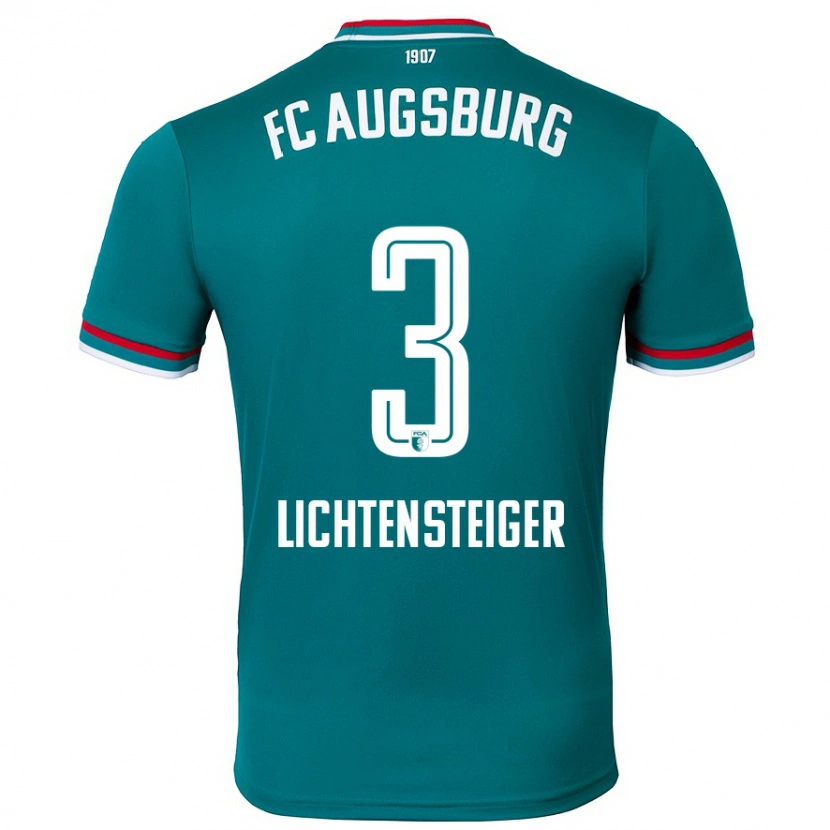 Danxen Kid David Lichtensteiger #3 Dark Green Away Jersey 2024/25 T-Shirt