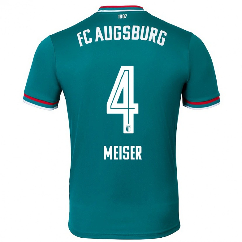 Danxen Kid Felix Meiser #4 Dark Green Away Jersey 2024/25 T-Shirt