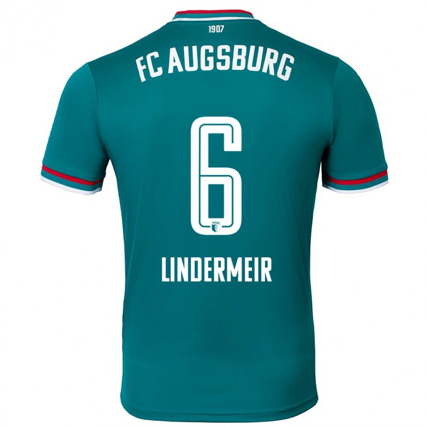 Danxen Kid Dominik Lindermeir #6 Dark Green Away Jersey 2024/25 T-Shirt