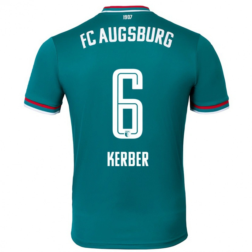 Danxen Kid Luca Kerber #6 Dark Green Away Jersey 2024/25 T-Shirt