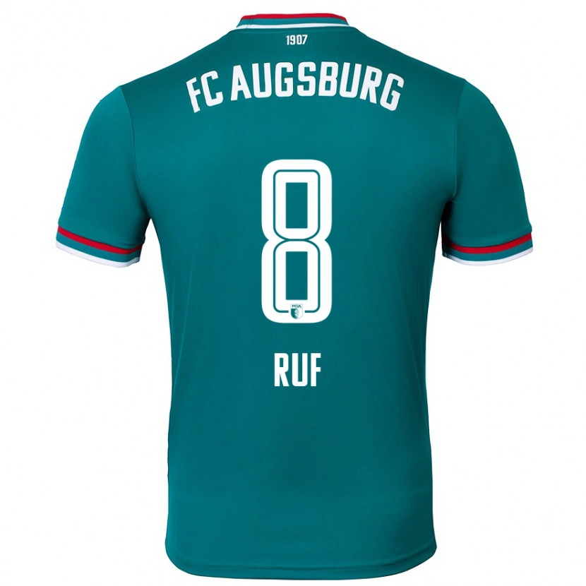 Danxen Kid Jonas Ruf #8 Dark Green Away Jersey 2024/25 T-Shirt