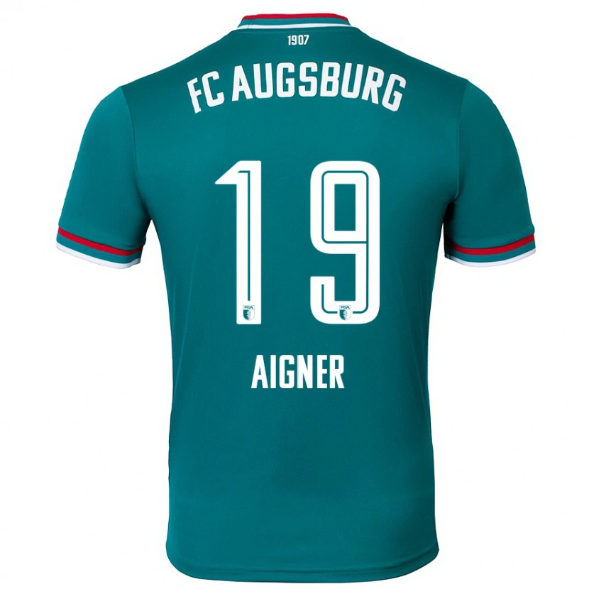 Danxen Kid Lukas Aigner #19 Dark Green Away Jersey 2024/25 T-Shirt