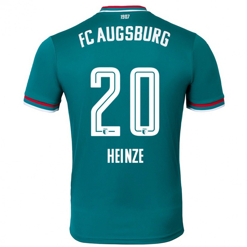 Danxen Kid Fynn Heinze #20 Dark Green Away Jersey 2024/25 T-Shirt