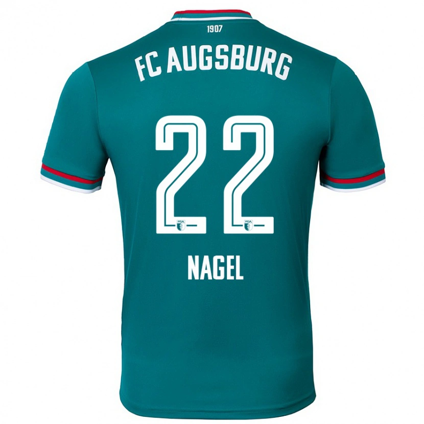 Danxen Kid Timo Nagel #22 Dark Green Away Jersey 2024/25 T-Shirt