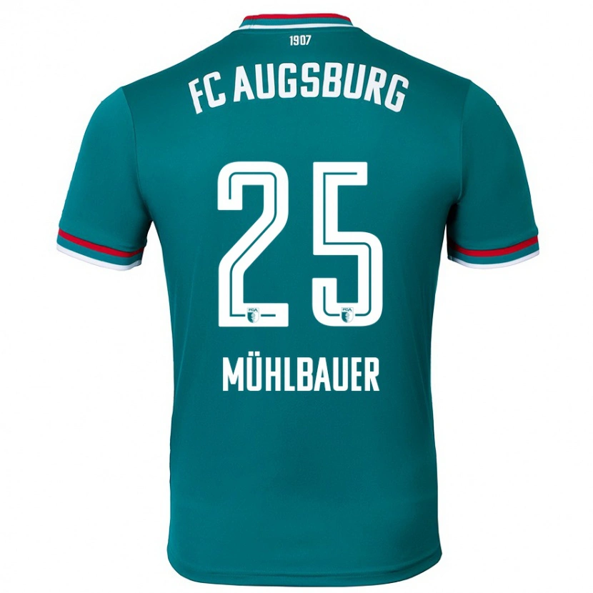 Danxen Kid Simon Mühlbauer #25 Dark Green Away Jersey 2024/25 T-Shirt