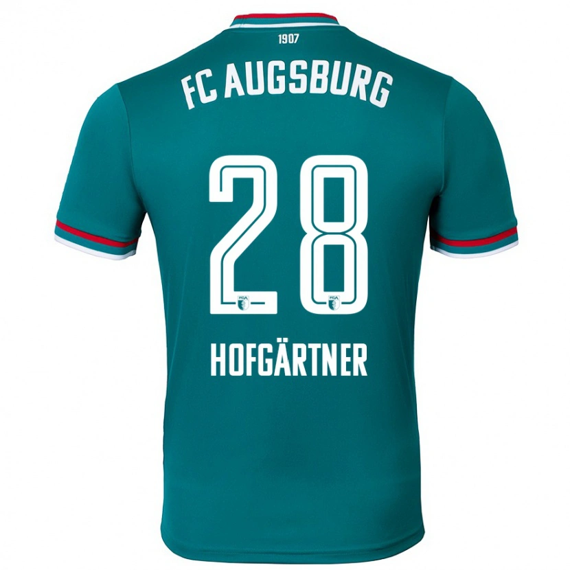 Danxen Kid Hendrik Hofgärtner #28 Dark Green Away Jersey 2024/25 T-Shirt