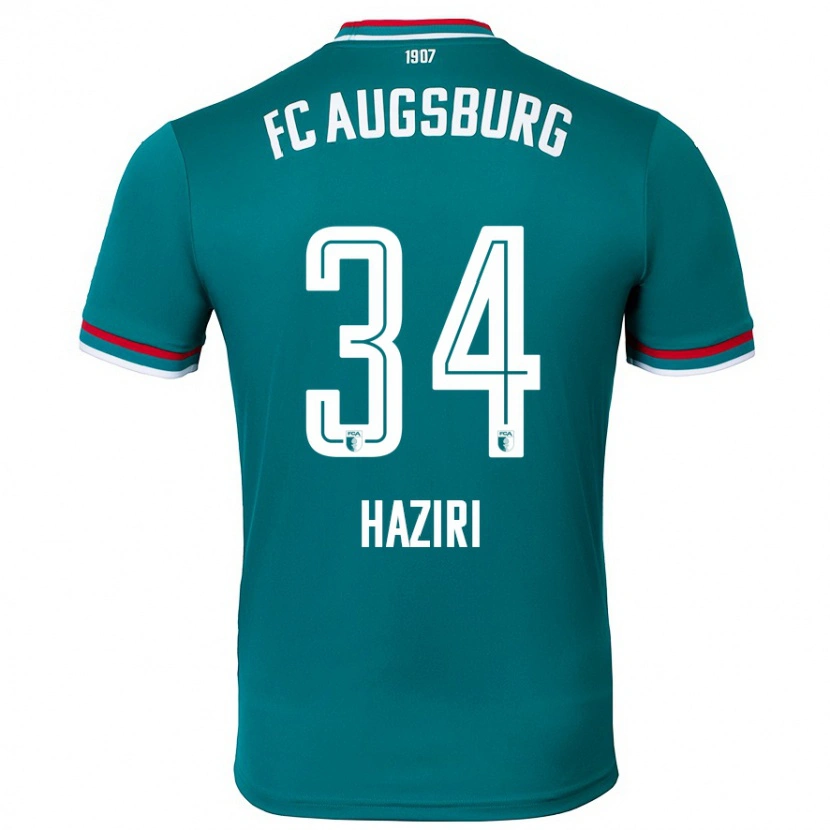 Danxen Kid Edi Haziri #34 Dark Green Away Jersey 2024/25 T-Shirt