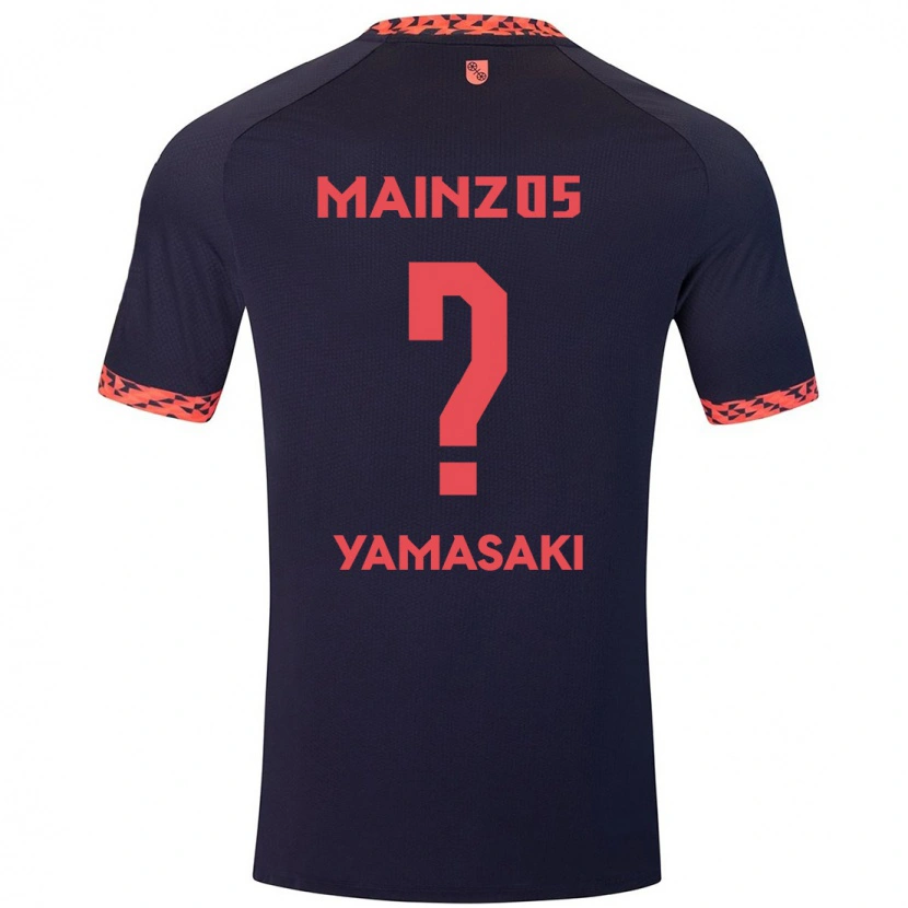 Danxen Kid Taiyu Yamasaki #0 Blue Coral Red Away Jersey 2024/25 T-Shirt