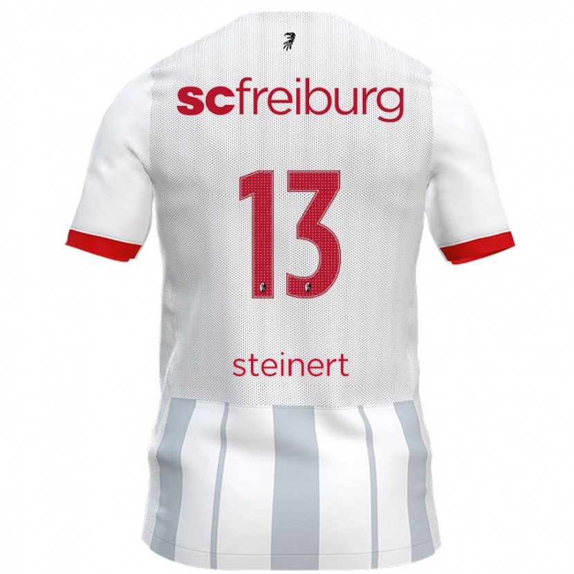 Danxen Kid Judith Steinert #13 White Grey Away Jersey 2024/25 T-Shirt