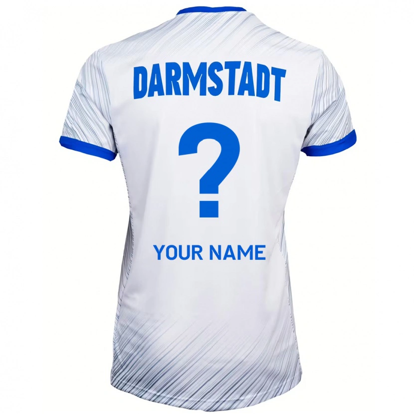 Danxen Kid Your Name #0 White Blue Away Jersey 2024/25 T-Shirt