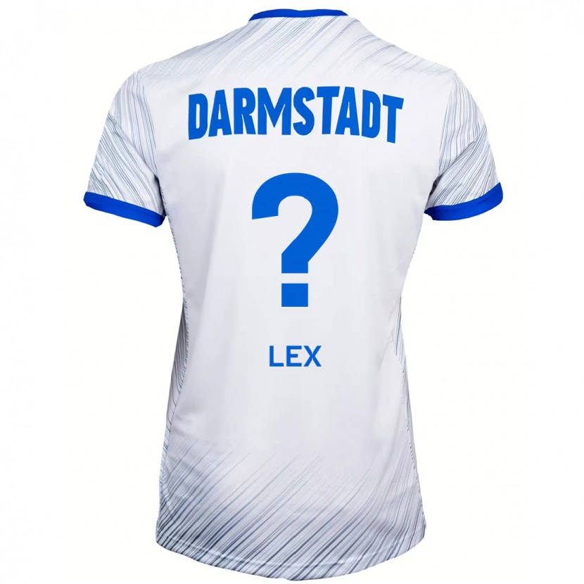 Danxen Kid Claudius Lex #0 White Blue Away Jersey 2024/25 T-Shirt