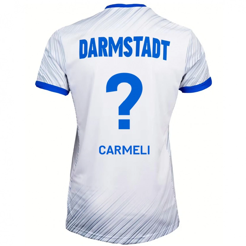 Danxen Kid Liad Carmeli #0 White Blue Away Jersey 2024/25 T-Shirt