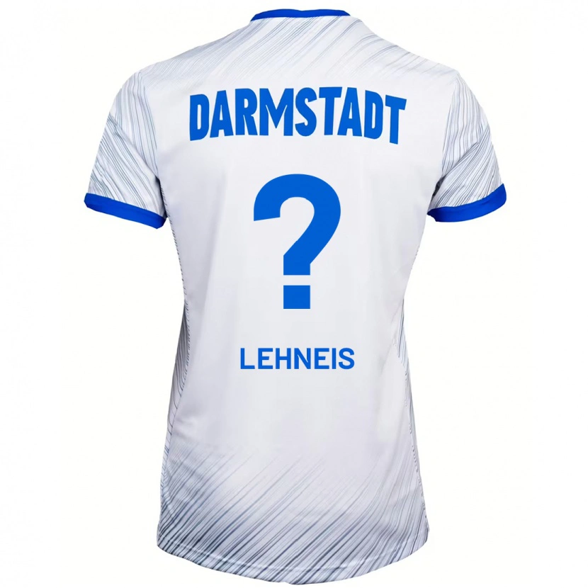 Danxen Kid Daniel Lehneis #0 White Blue Away Jersey 2024/25 T-Shirt