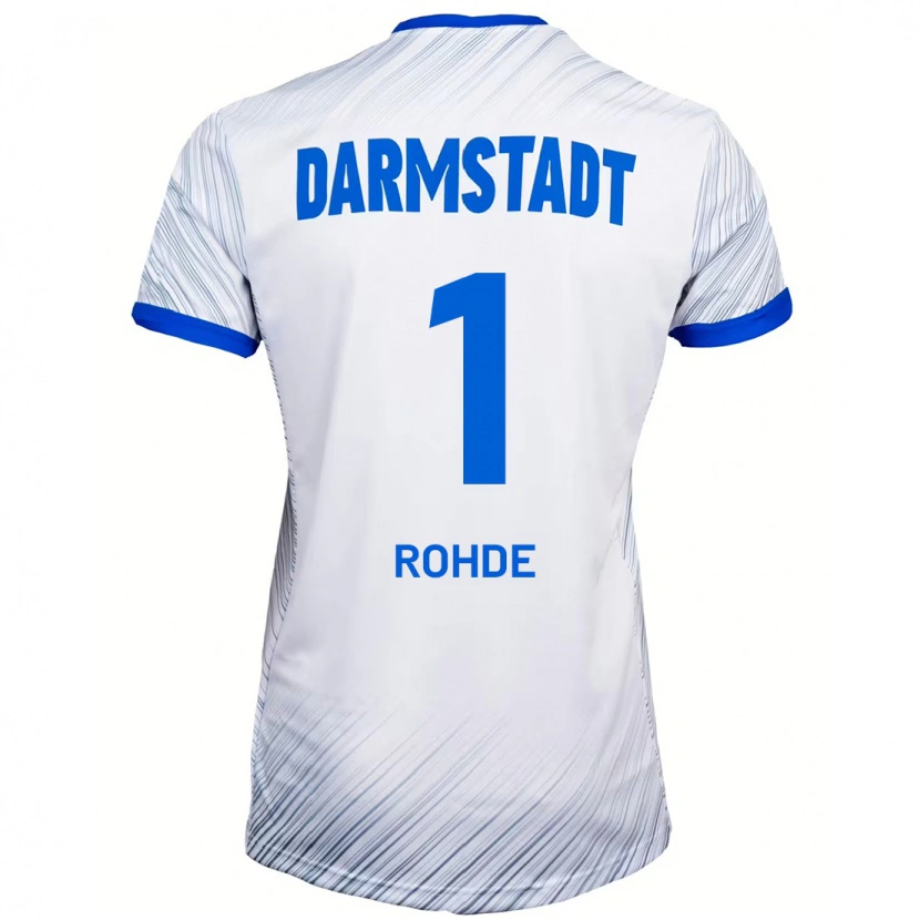 Danxen Kid Til Rohde #1 White Blue Away Jersey 2024/25 T-Shirt