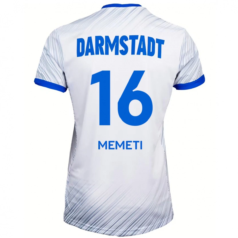 Danxen Kid Dilon Memeti #16 White Blue Away Jersey 2024/25 T-Shirt