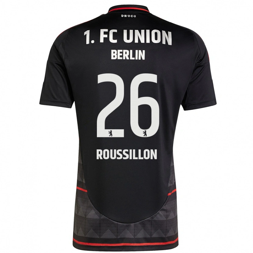 Danxen Kid Jérôme Roussillon #26 Black Away Jersey 2024/25 T-Shirt