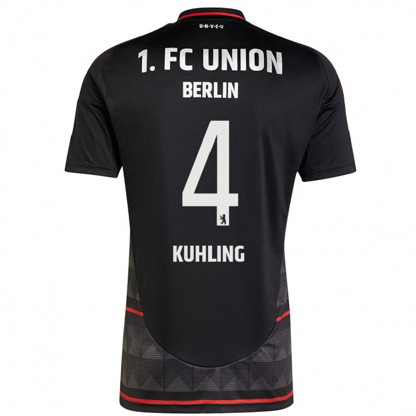 Danxen Kid Ole Kühling #4 Black Away Jersey 2024/25 T-Shirt