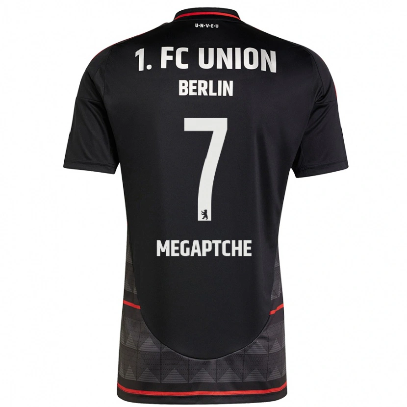 Danxen Kid Yann Megaptche #7 Black Away Jersey 2024/25 T-Shirt