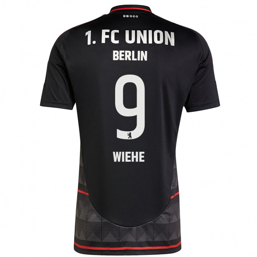 Danxen Kid Jakob Wiehe #9 Black Away Jersey 2024/25 T-Shirt