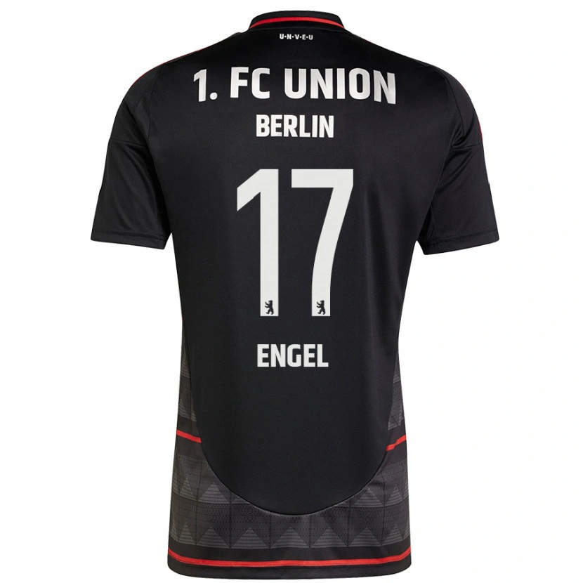 Danxen Kid Oskar Engel #17 Black Away Jersey 2024/25 T-Shirt