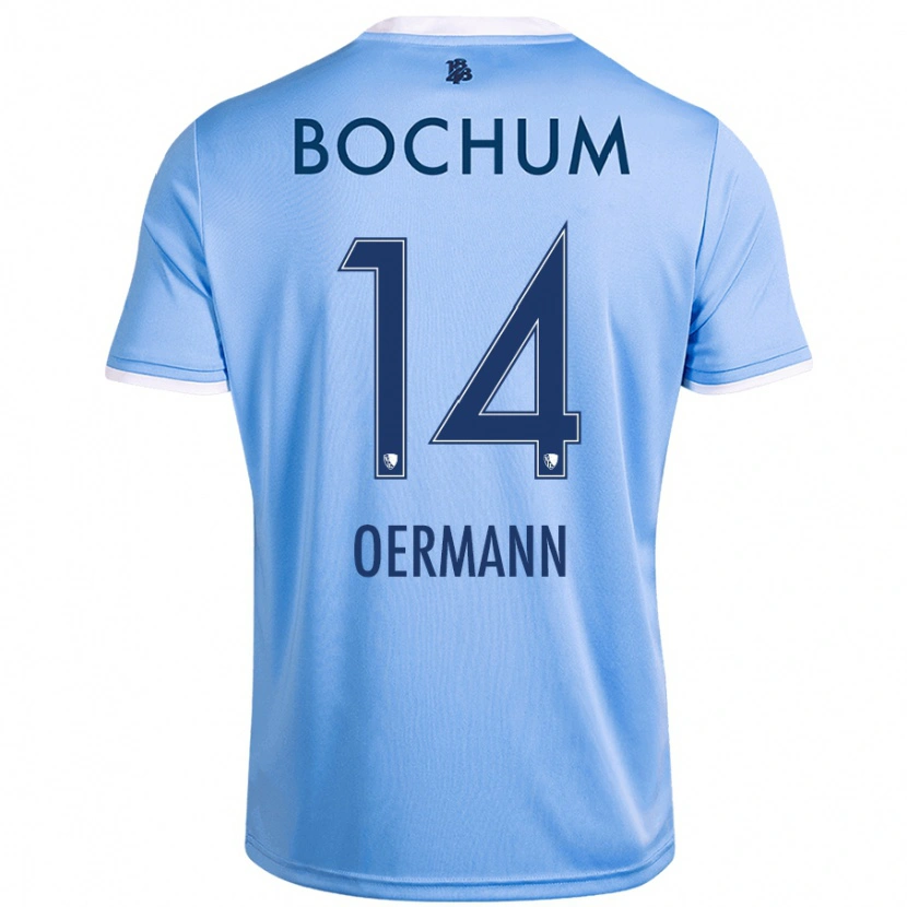 Danxen Kid Tim Oermann #14 Sky Blue Away Jersey 2024/25 T-Shirt