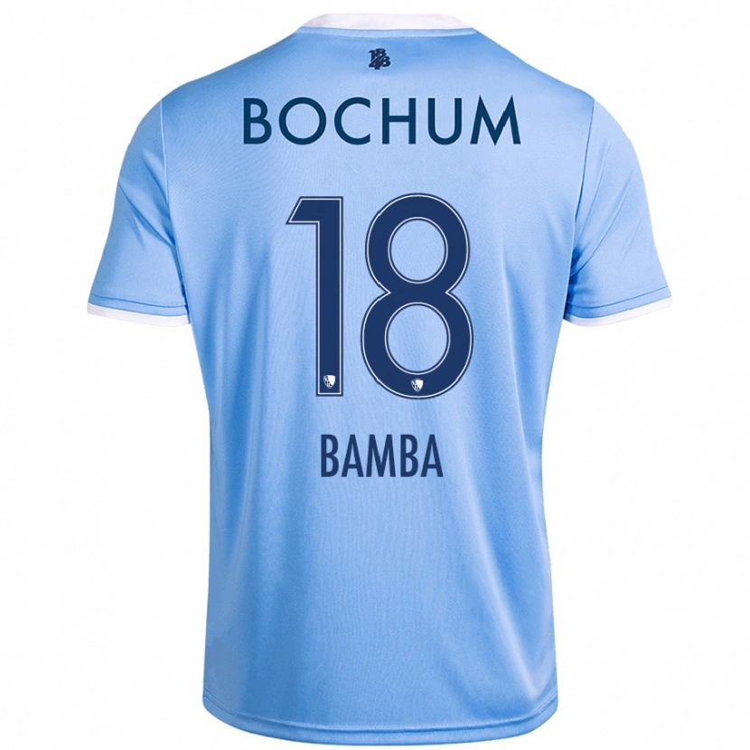 Danxen Kid Samuel Bamba #18 Sky Blue Away Jersey 2024/25 T-Shirt