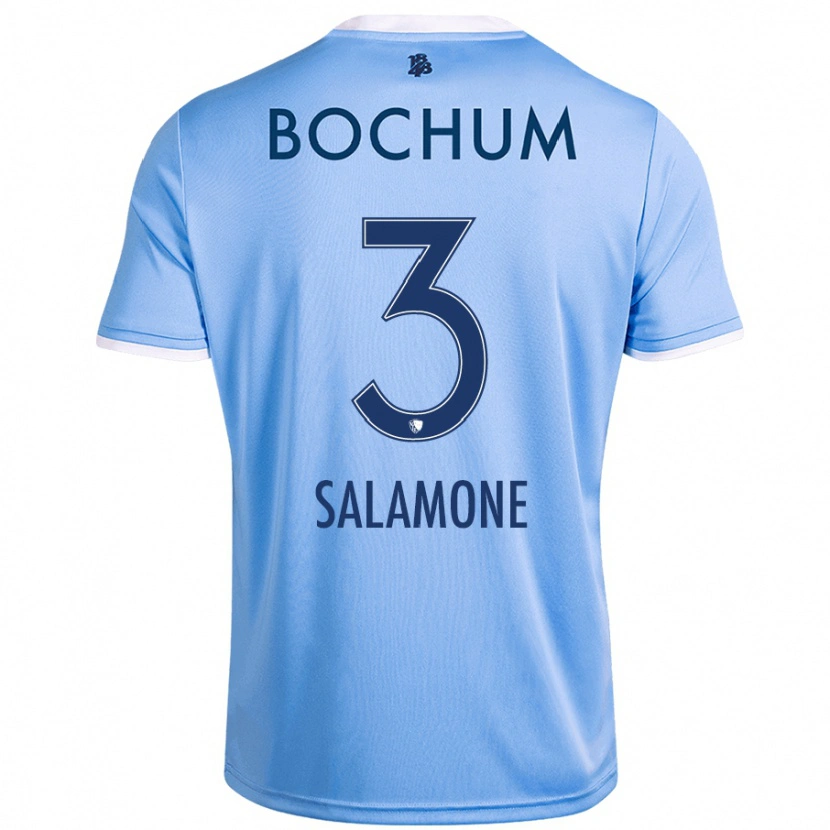 Danxen Kid Elia-Giona Salamone #3 Sky Blue Away Jersey 2024/25 T-Shirt