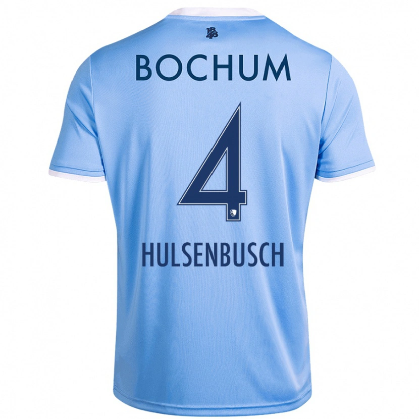 Danxen Kid Daniel Hülsenbusch #4 Sky Blue Away Jersey 2024/25 T-Shirt