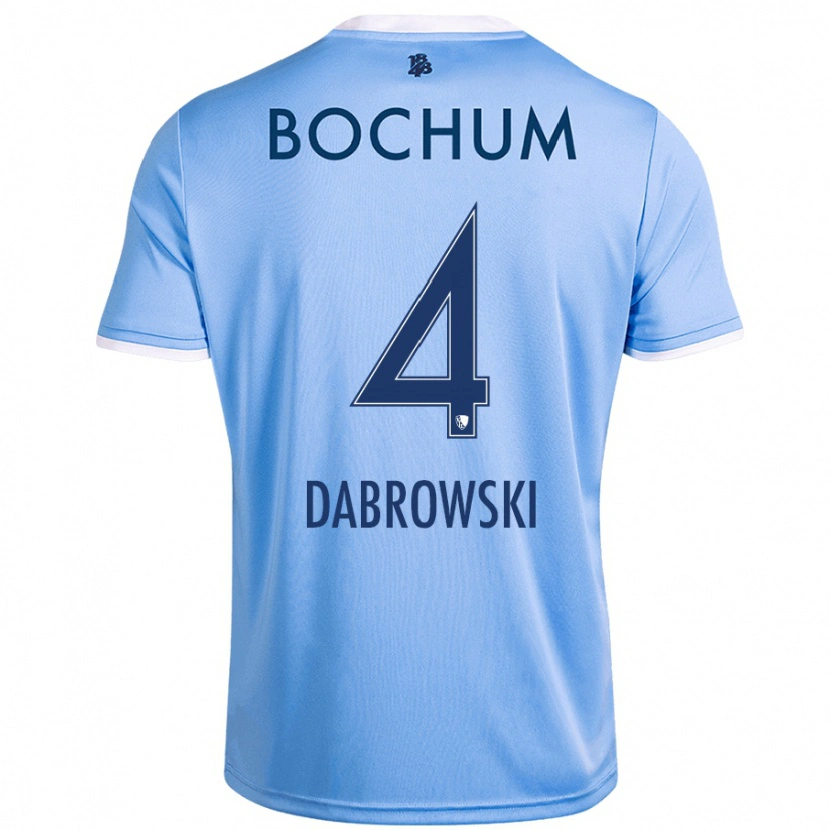 Danxen Kid Luc Dabrowski #4 Sky Blue Away Jersey 2024/25 T-Shirt