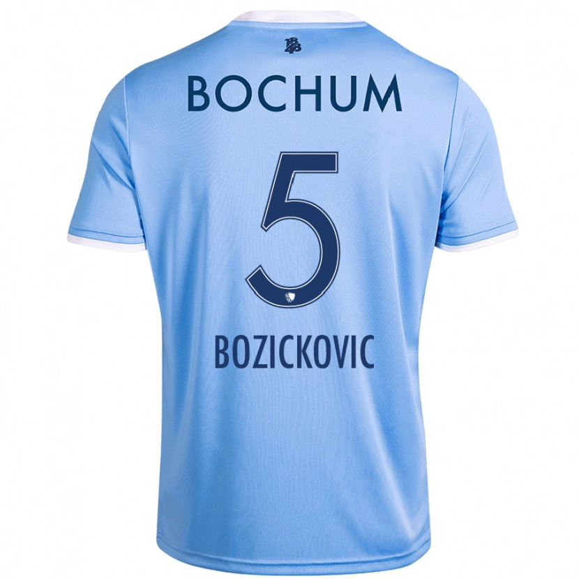 Danxen Kid Niko Bozickovic #5 Sky Blue Away Jersey 2024/25 T-Shirt