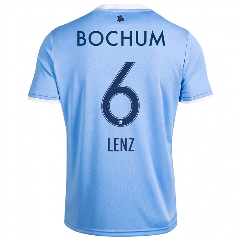 Danxen Kid Cajetan Lenz #6 Sky Blue Away Jersey 2024/25 T-Shirt