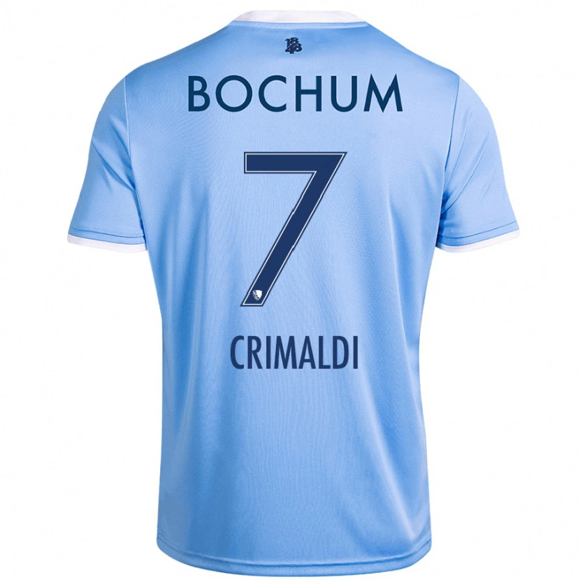 Danxen Kid Alessandro Crimaldi #7 Sky Blue Away Jersey 2024/25 T-Shirt