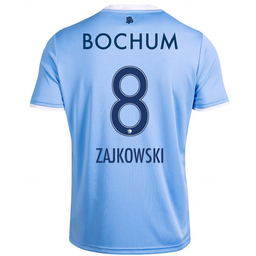 Danxen Kid Cedric Zajkowski #8 Sky Blue Away Jersey 2024/25 T-Shirt