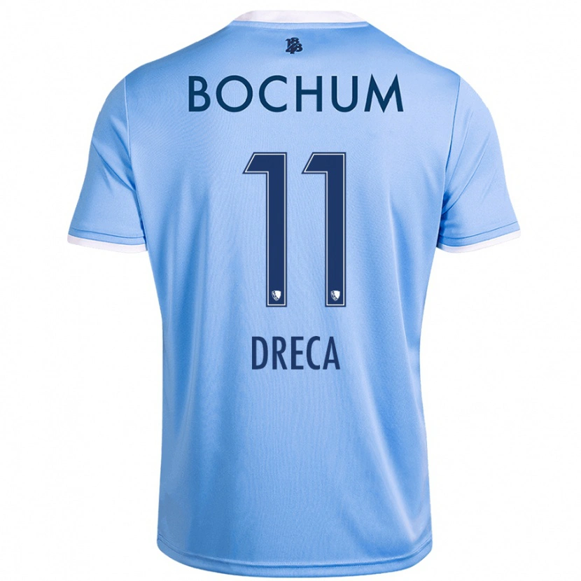 Danxen Kid Benjamin Dreca #11 Sky Blue Away Jersey 2024/25 T-Shirt