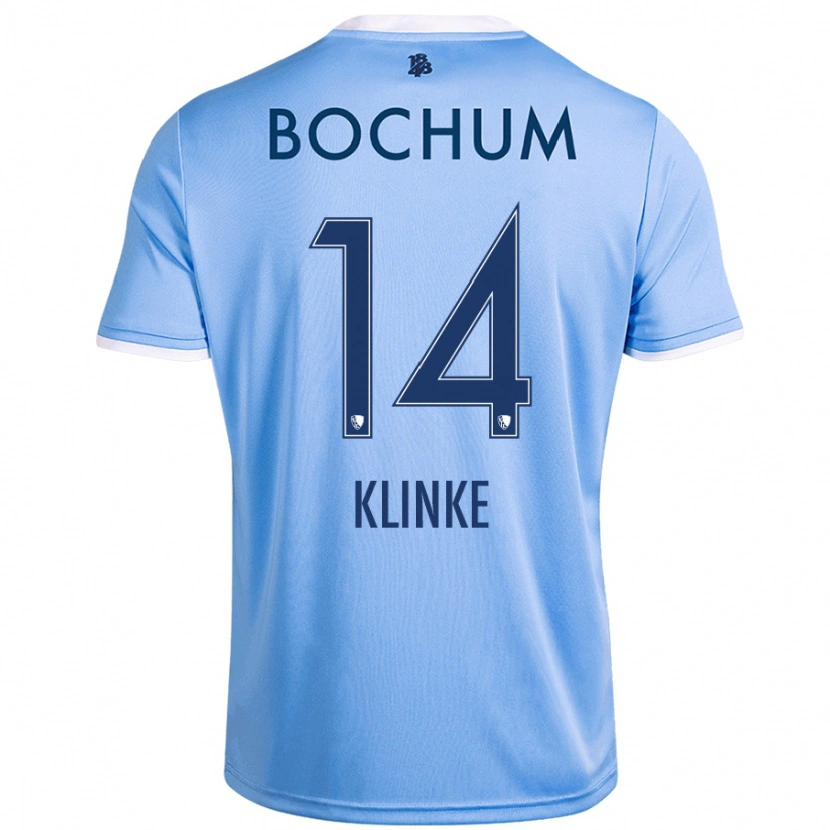 Danxen Kid Niklas Klinke #14 Sky Blue Away Jersey 2024/25 T-Shirt