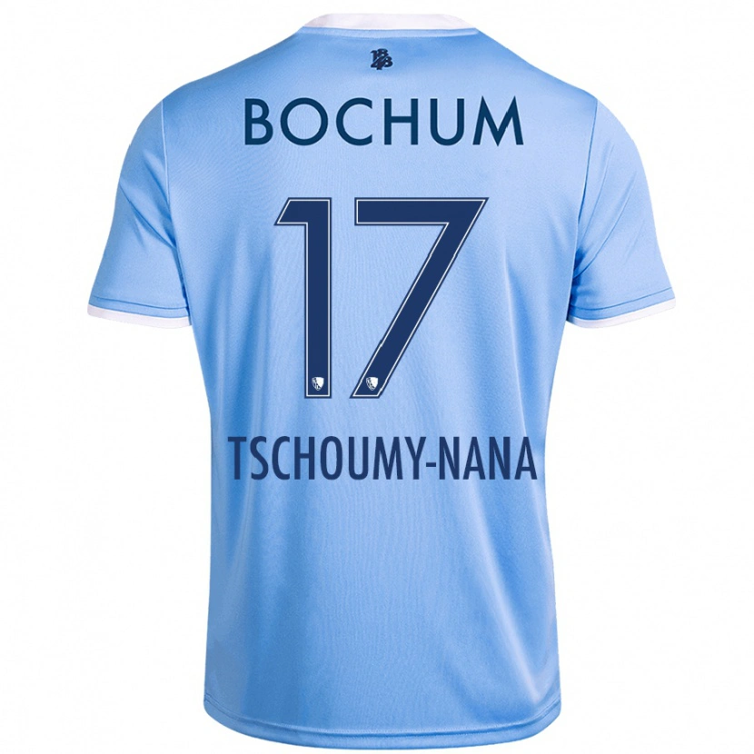 Danxen Kid Daryl Tschoumy-Nana #17 Sky Blue Away Jersey 2024/25 T-Shirt