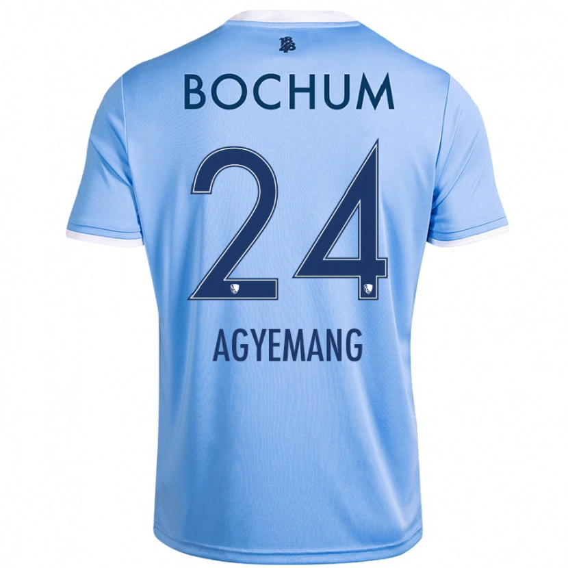 Danxen Kid Donovan Agyemang #24 Sky Blue Away Jersey 2024/25 T-Shirt