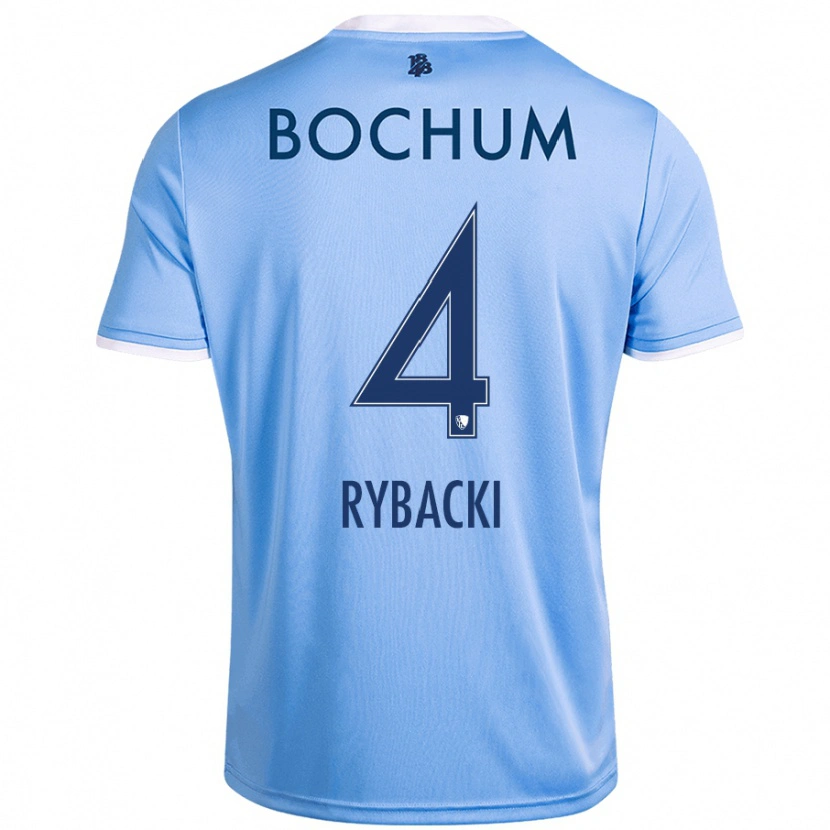 Danxen Kid Pia Rybacki #4 Sky Blue Away Jersey 2024/25 T-Shirt