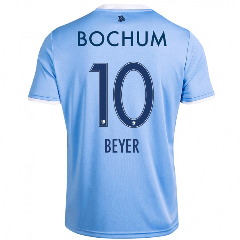 Danxen Kid Pia Beyer #10 Sky Blue Away Jersey 2024/25 T-Shirt