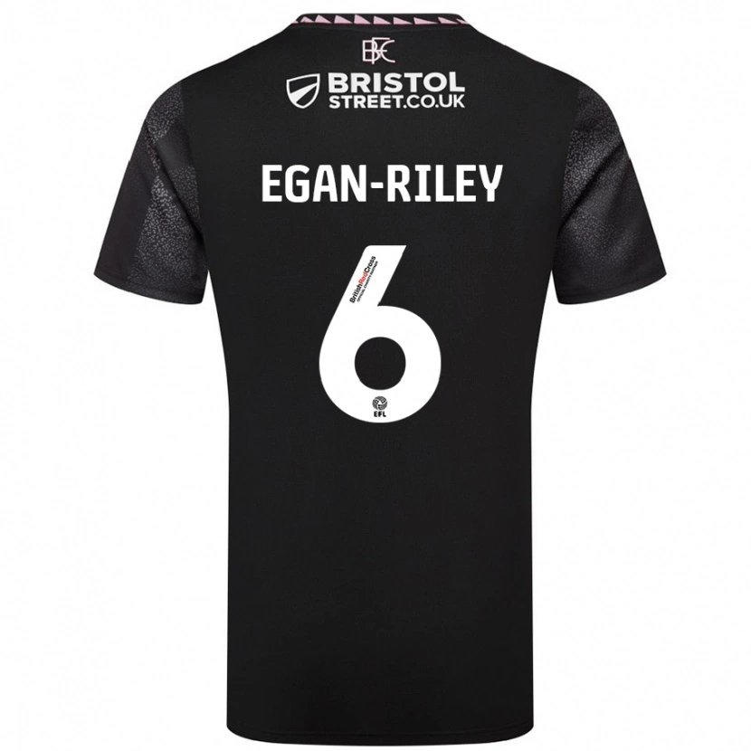 Danxen Kid Cj Egan-Riley #6 Black Away Jersey 2024/25 T-Shirt